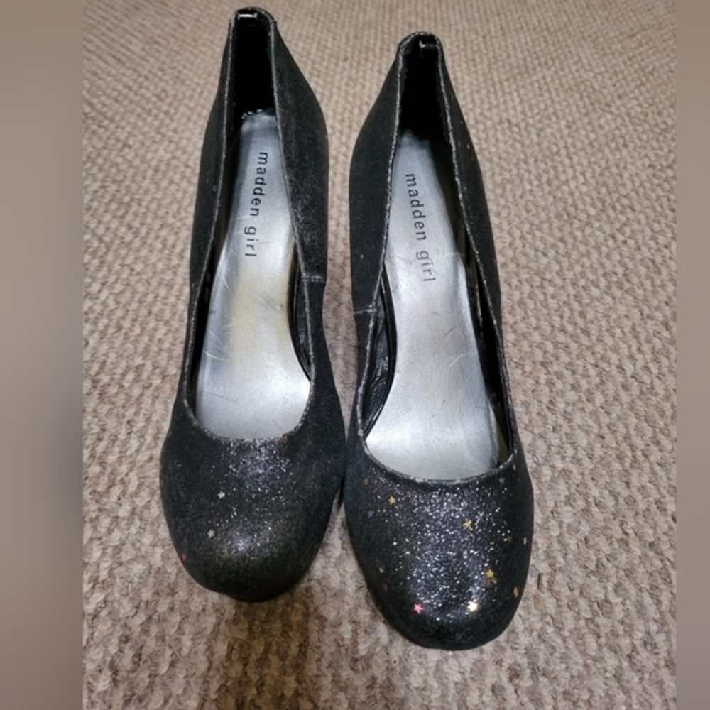 Madden Girl size 9.5 high heel platform‎ sparkley shoe